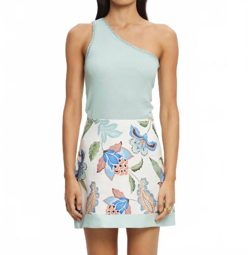 NEW KIVARI tallulah one shoulder tank top in haze